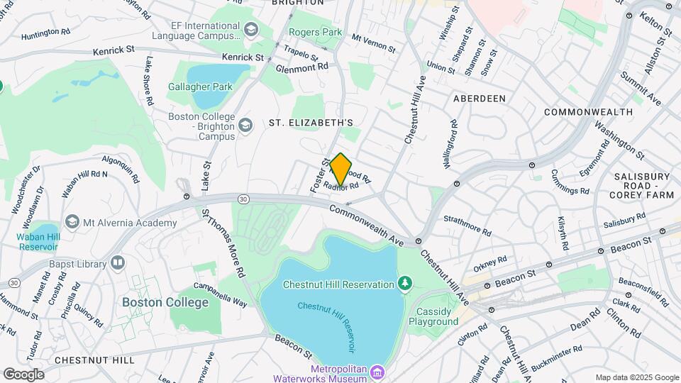 35 Radnor Rd, Unit 1 Map and Location Details