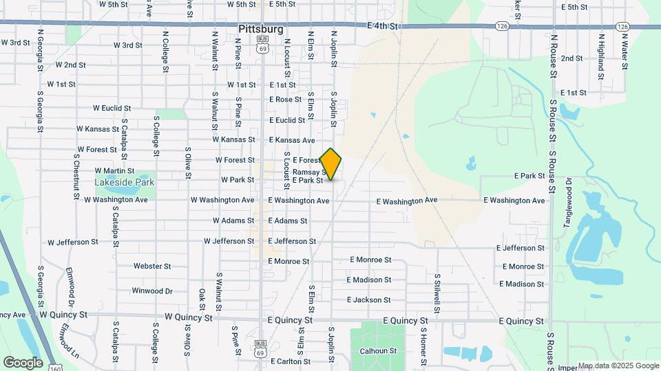 316 E Park St Mapa y Detalles de la Ubicación