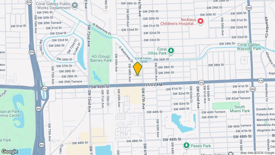 6751 SW 39th Ter, Unit Apartment #2 Map and Location Details