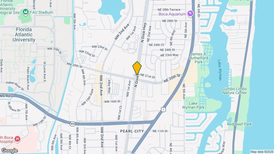 Boca Sol Apartments Map and Location Details
