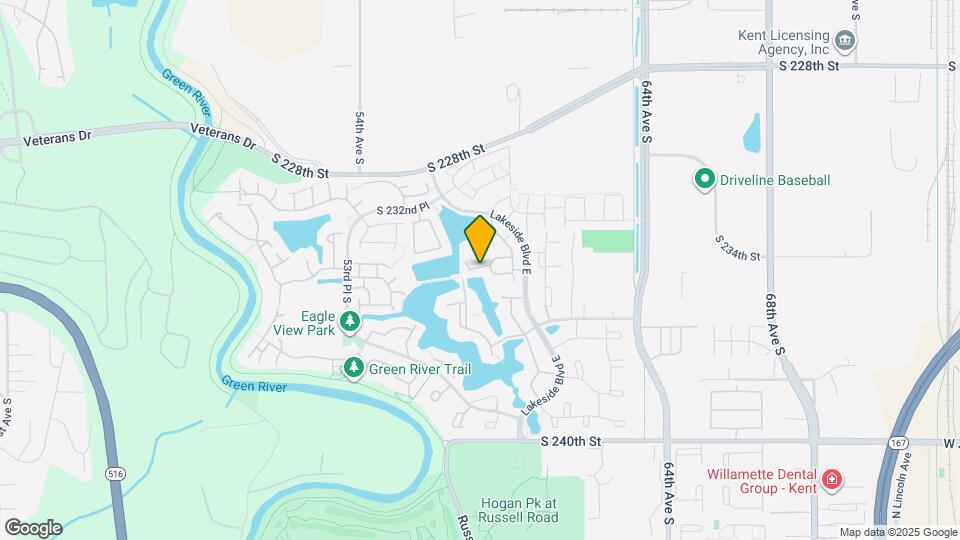 5803 S 234th Pl Map and Location Details