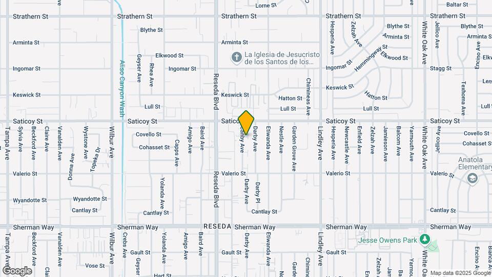 7522 Canby Ave Map and Location Details