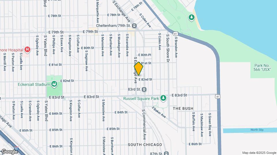 8153 S Exchange Ave Map and Location Details