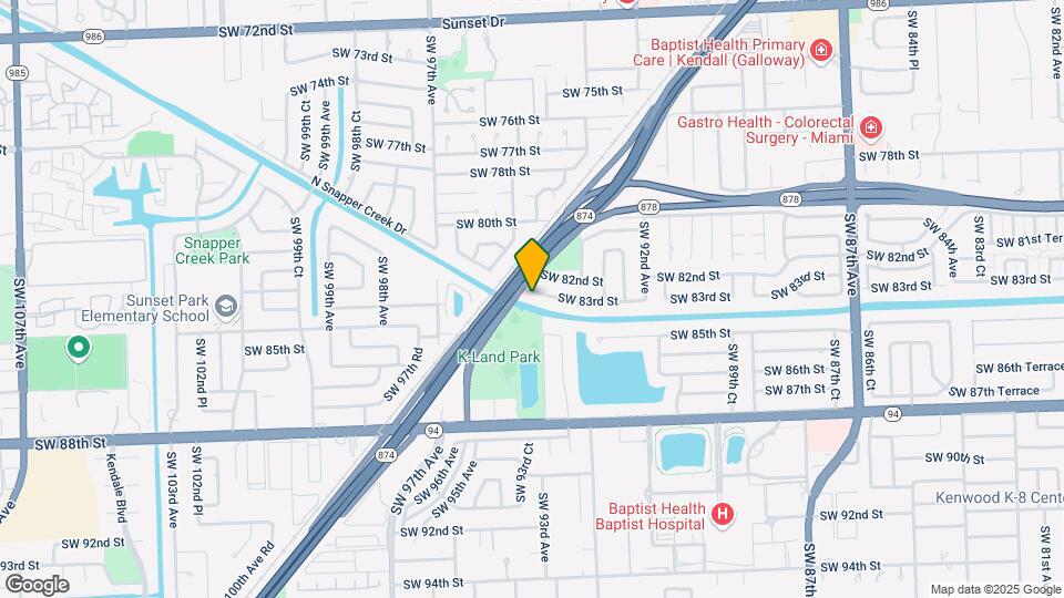 9380 SW 83rd St Map and Location Details