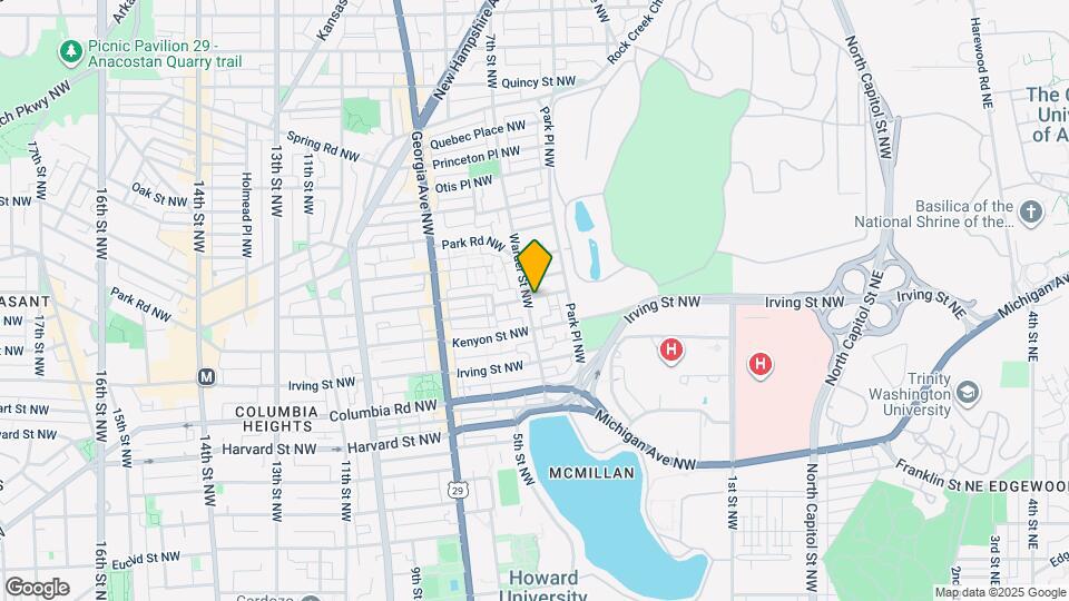 446 Lamont St NW Map and Location Details