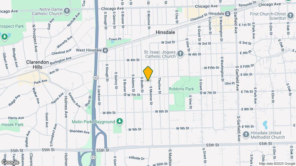 616 S Monroe St Map and Location Details