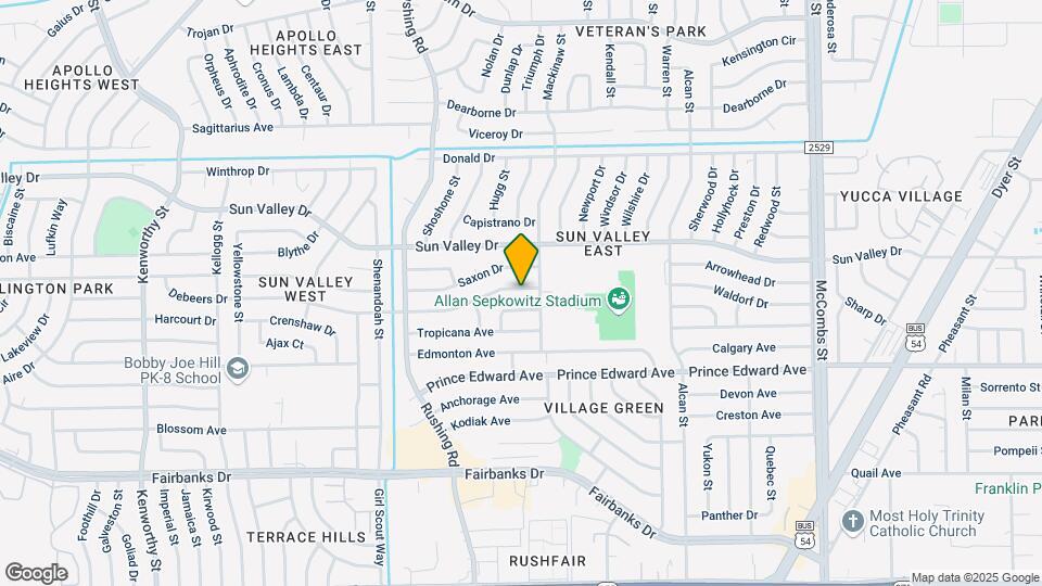 5312 Debeers Dr Map and Location Details