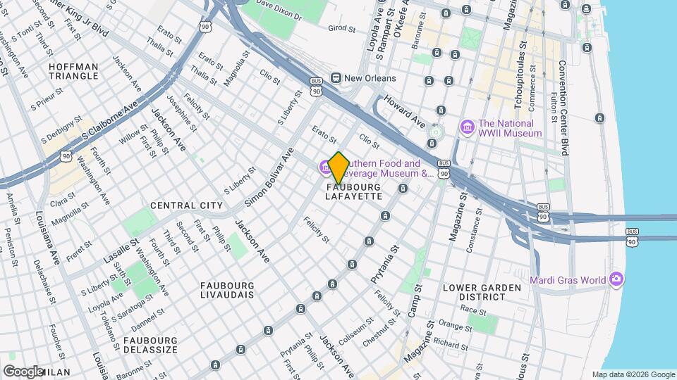 1513 Baronne St, Unit SI ID1269202P Map and Location Details