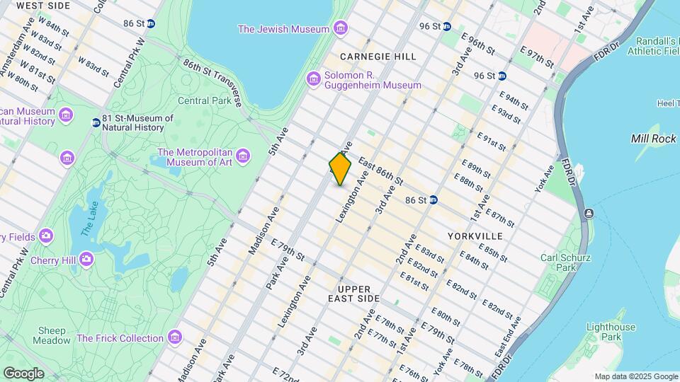 114-116 E 84th St Mapa y Detalles de la Ubicación
