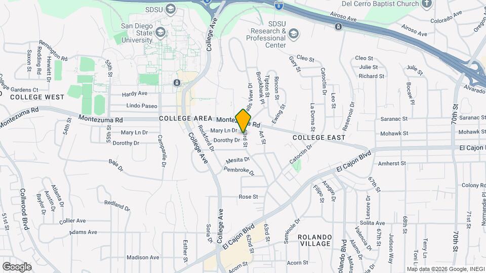 6262 Dorothy Dr Map and Location Details