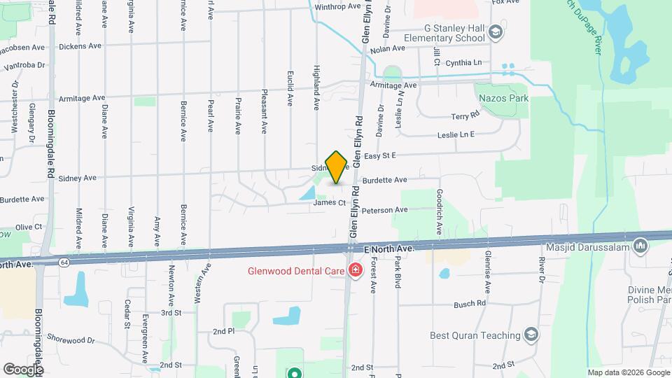 555 Lynn Ct Map and Location Details