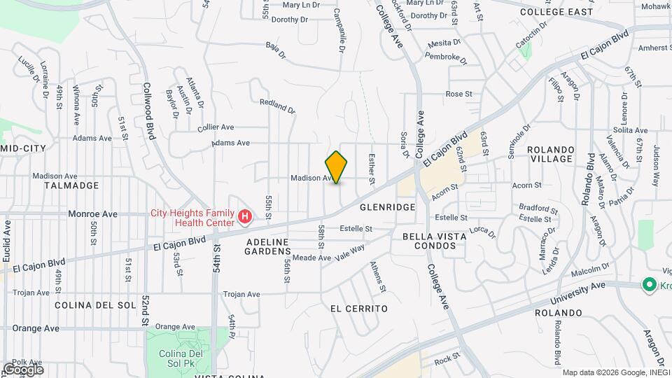 4568 Alice St Map and Location Details