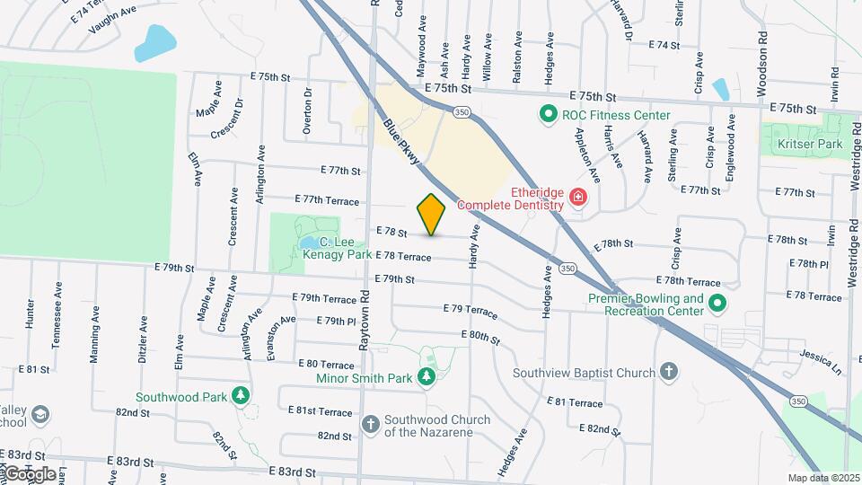 10205 E 78th St Map and Location Details
