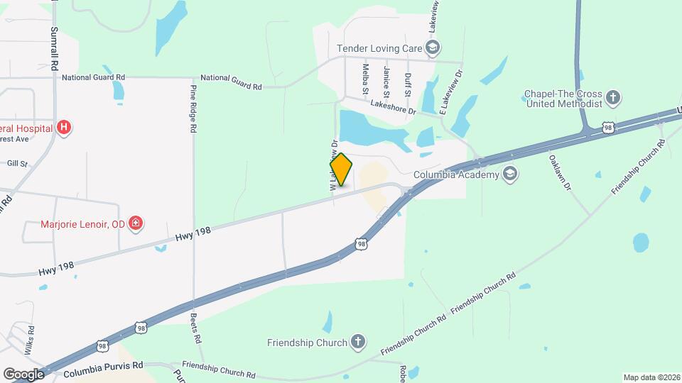 2 W Lakeview Dr Map and Location Details