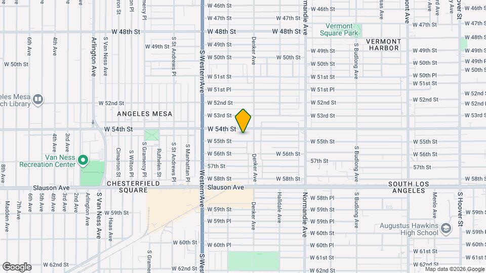 1625 1/2 W 55th St, Unit 1625 1-2 Mapa y Detalles de la Ubicación