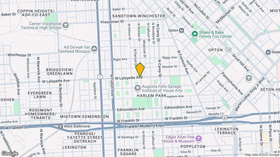 834 N Stricker St Map and Location Details