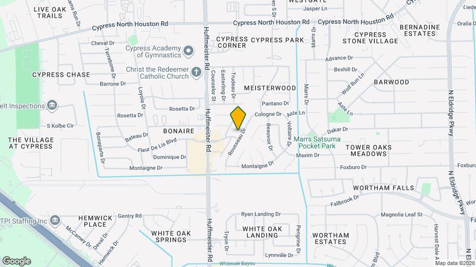 11307 Rousseau Dr Map and Location Details
