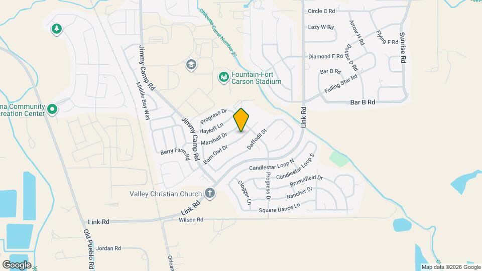 875 Barn Owl Dr Mapa y Detalles de la Ubicación