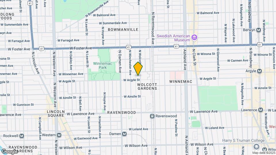 5006 N Wolcott Ave Mapa y Detalles de la Ubicación