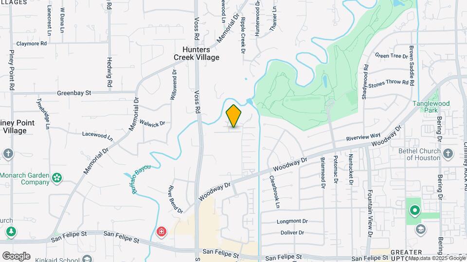 6417 Bayou Glen Rd Map and Location Details
