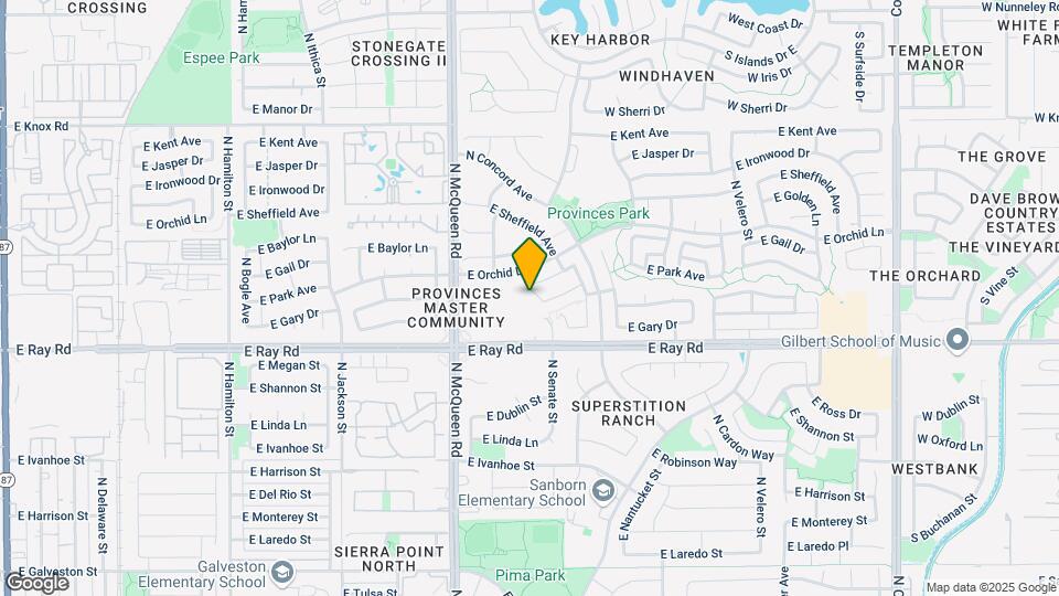1120 N Crosscreek Dr Map and Location Details