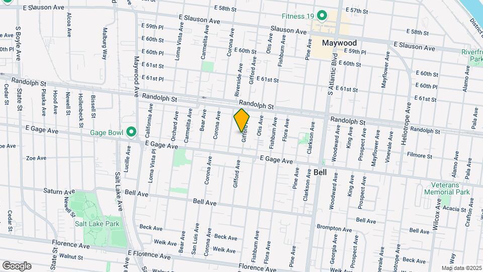 6305-6309 Gifford Ave Map and Location Details