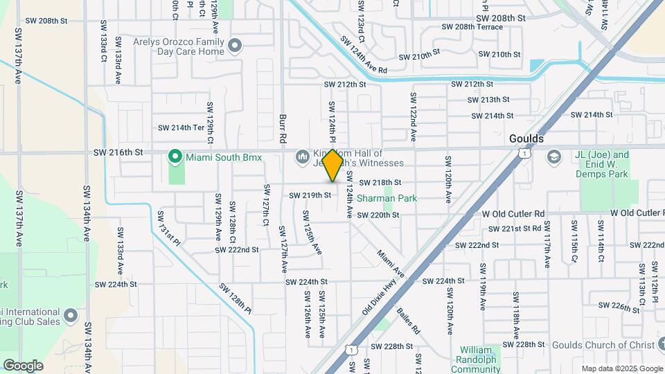 12420 SW 218th St Map and Location Details