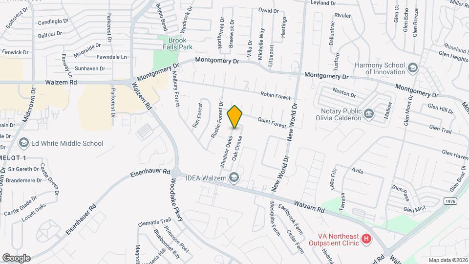 7616 Windsor Oaks Map and Location Details