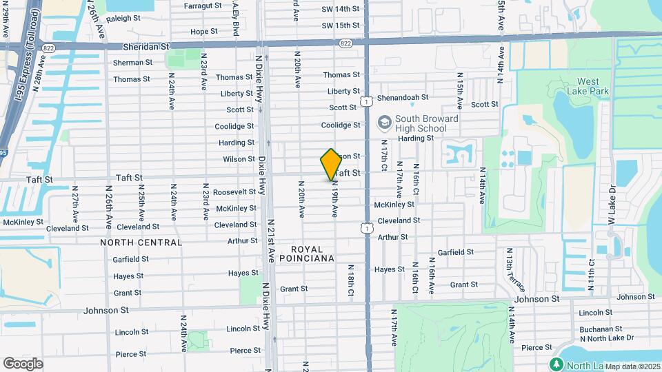 1600 N 19th Ave Mapa y Detalles de la Ubicación