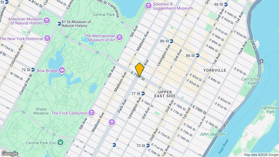 893-899 Park Ave Mapa y Detalles de la Ubicación