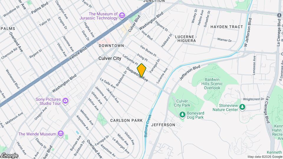 4177 Duquesne Ave Map and Location Details