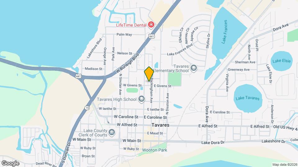 106 E Givens St Map and Location Details