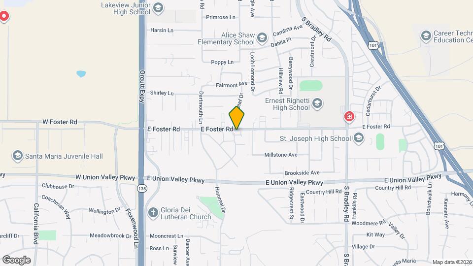 432 N Center Ct Map and Location Details