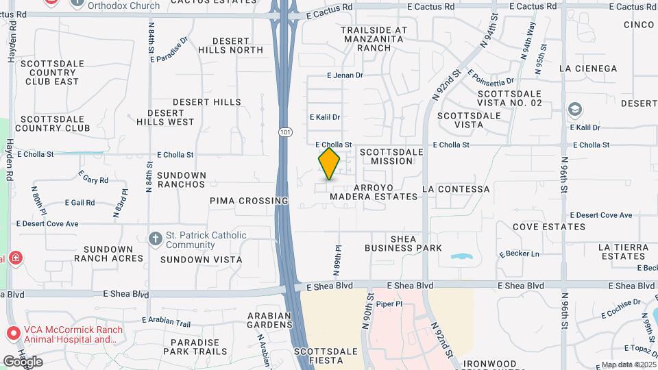 11173 N 89th St Map and Location Details
