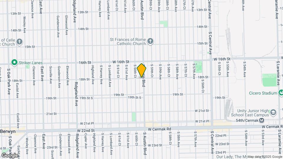 1800 S Austin Blvd Map and Location Details