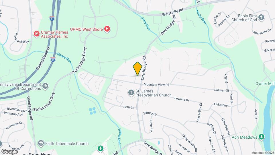 1516 Tussey Ct Map and Location Details