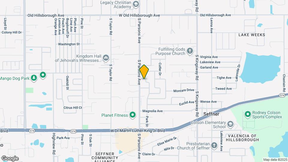 1005 Park St Map and Location Details