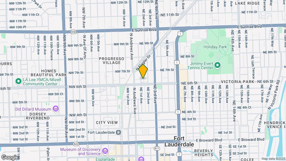 610 N 1st Ave Map and Location Details