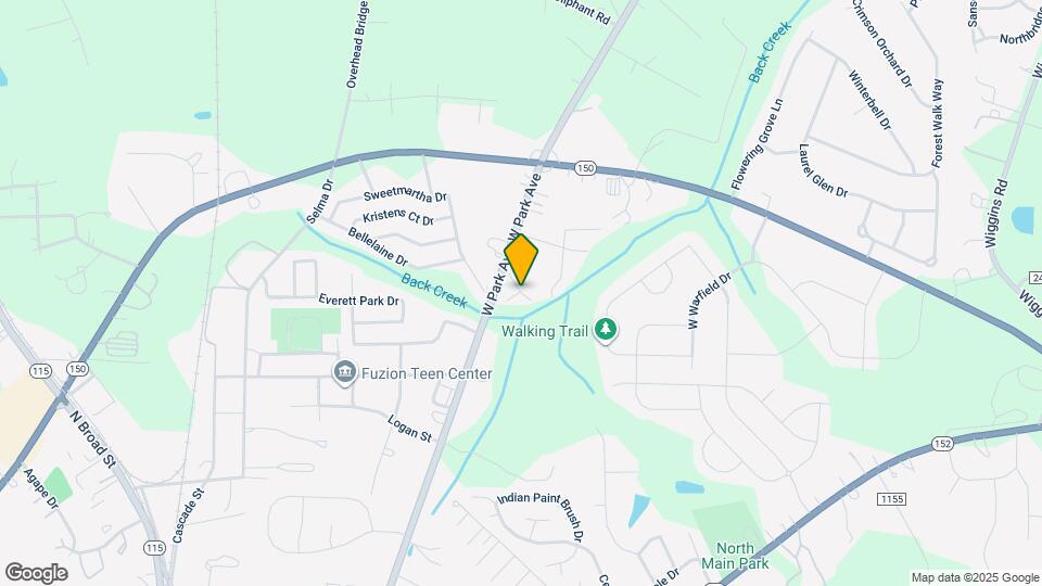 105 Fosters Gln Pl Map and Location Details