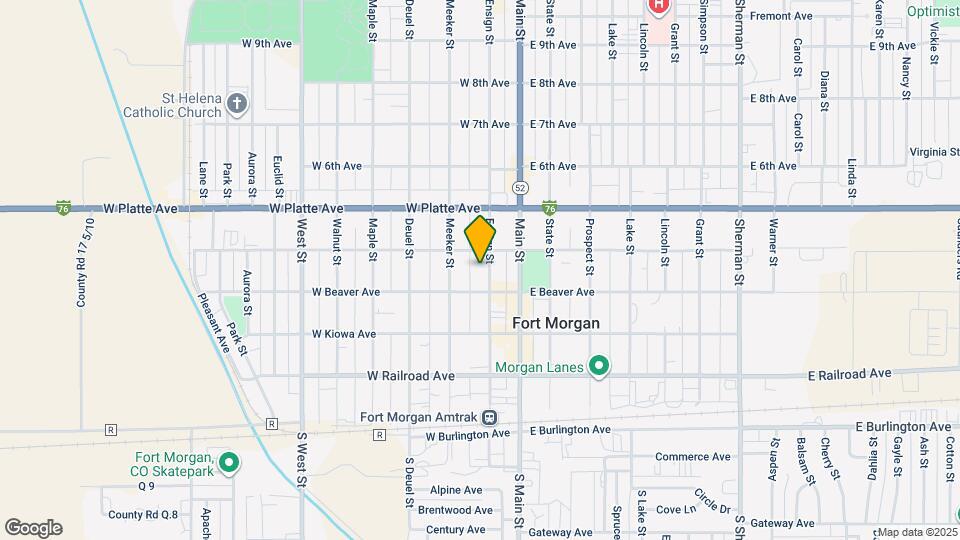 419 Ensign St Map and Location Details