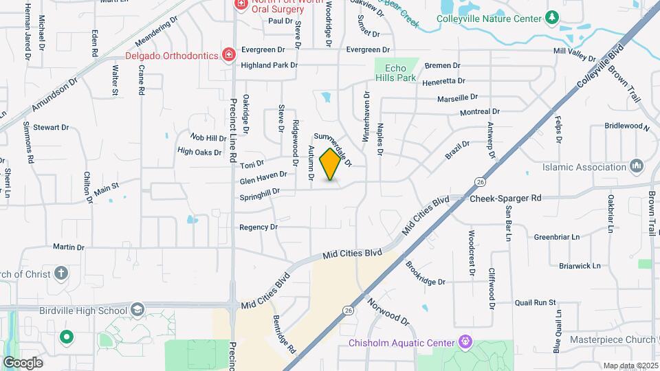 660 Springhill Dr Map and Location Details