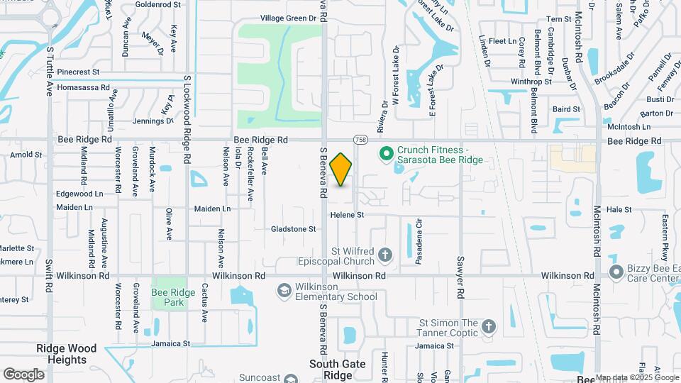 4001 S Beneva Rd Map and Location Details