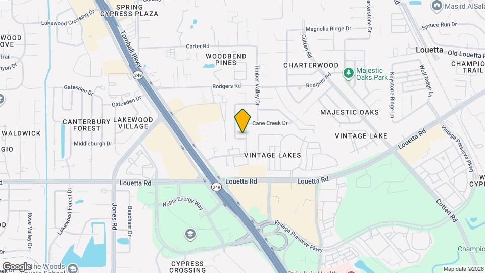 15803 Baytree Dr Map and Location Details