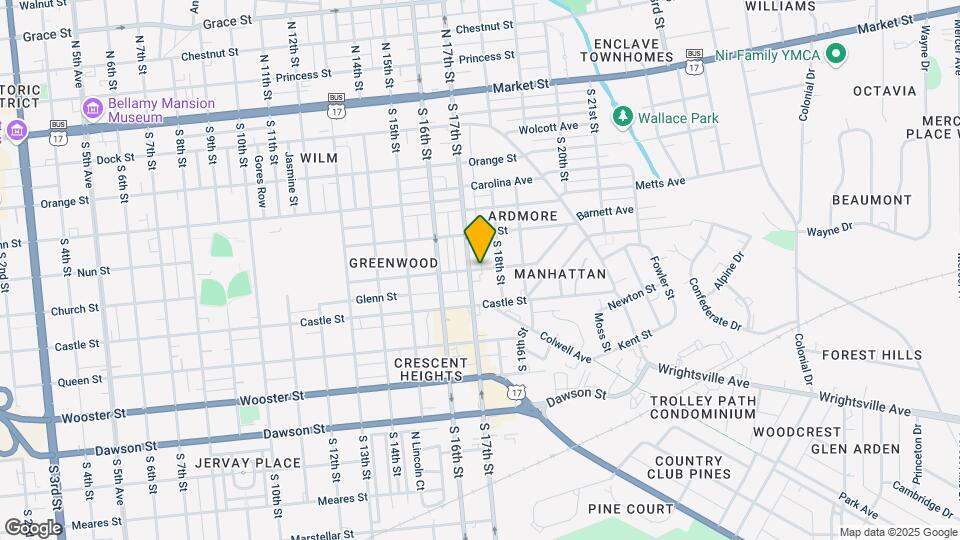1704 Church St-Unit -C Map and Location Details
