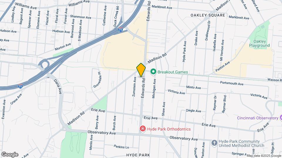 3641 Edwards Rd, Unit #1 Map and Location Details