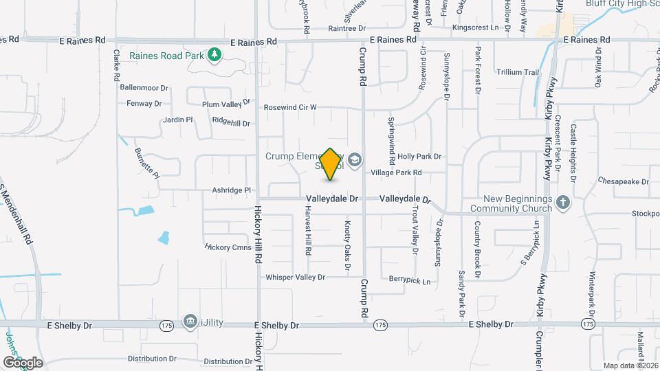 4439 Stoney Creek Cove Map and Location Details