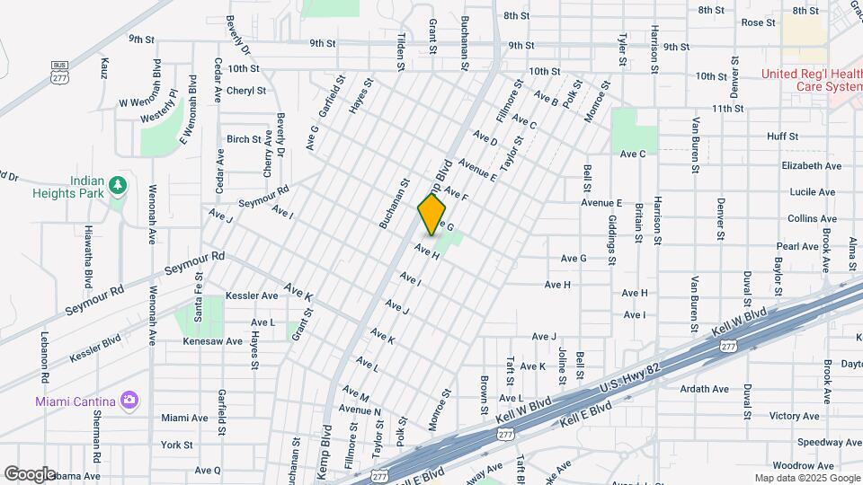 1710 Fillmore St Map and Location Details