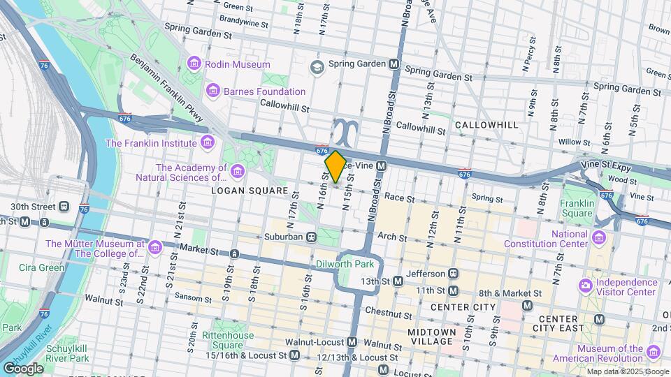 1522 Race St Map and Location Details