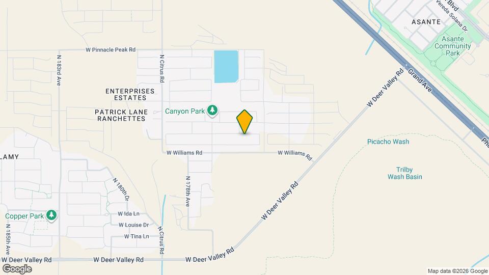 17581 W Via De Luna Dr, Unit C Map and Location Details