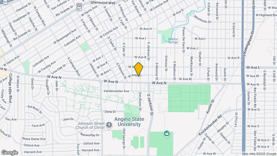 1709 S Van Buren St Map and Location Details